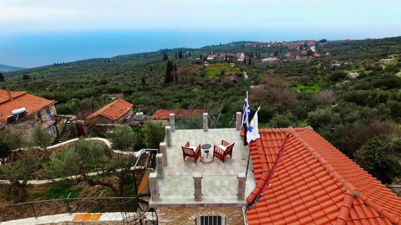 Villa Somatiana- Traditional Stone House , West Mani Thalámai 외부 사진